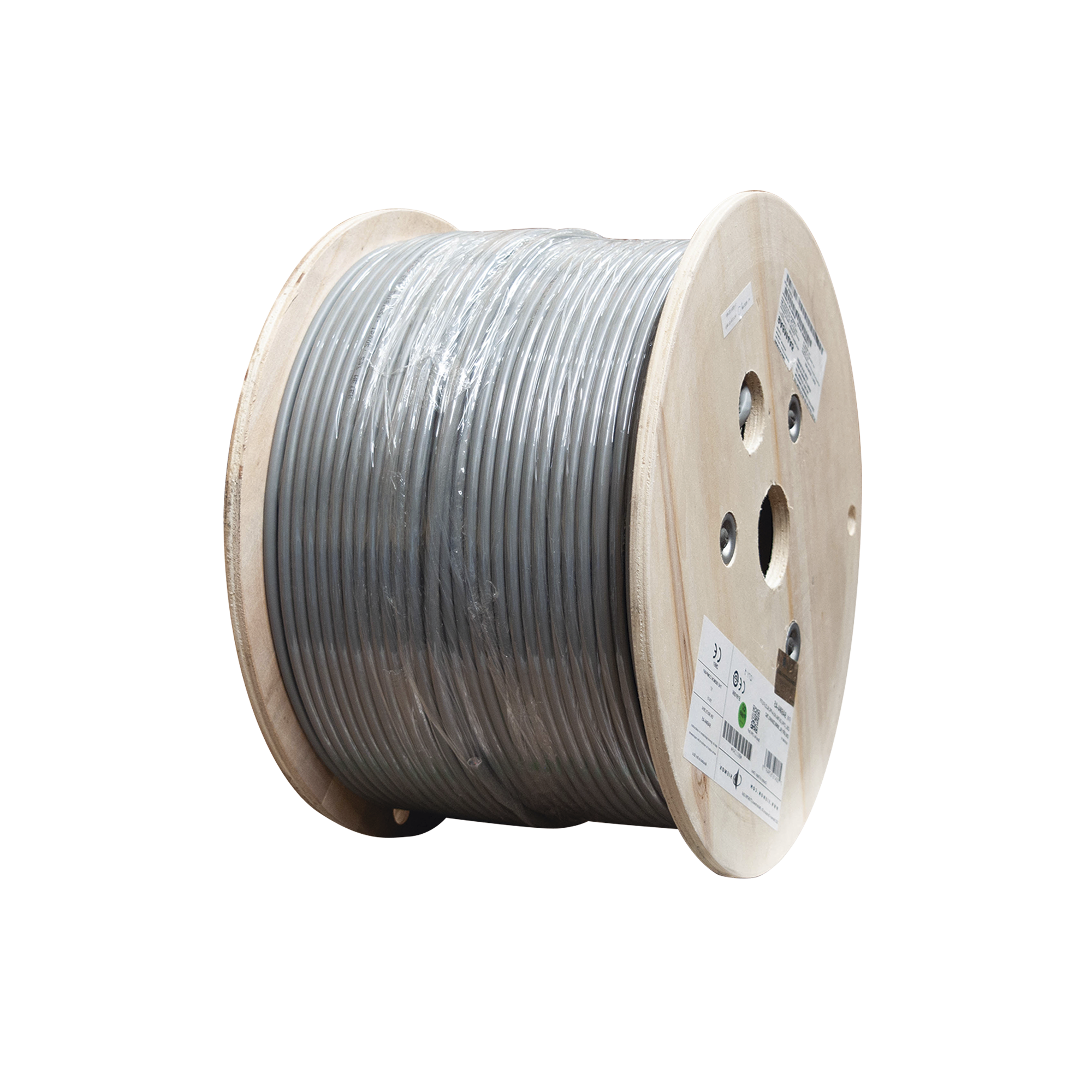 Bobina de Cable Blindado F/UTP de 4 Pares, Z-MAX, Cat6A, Soporte de Aplicaciones 10GBase-T, CM, Color Gris, 305m Bobina de Cable Blindado F/UTP de 4 Pares, Z-MAX, Cat6A, Soporte de Aplicaciones 10GBase-T, CM, Color Gris, 305m